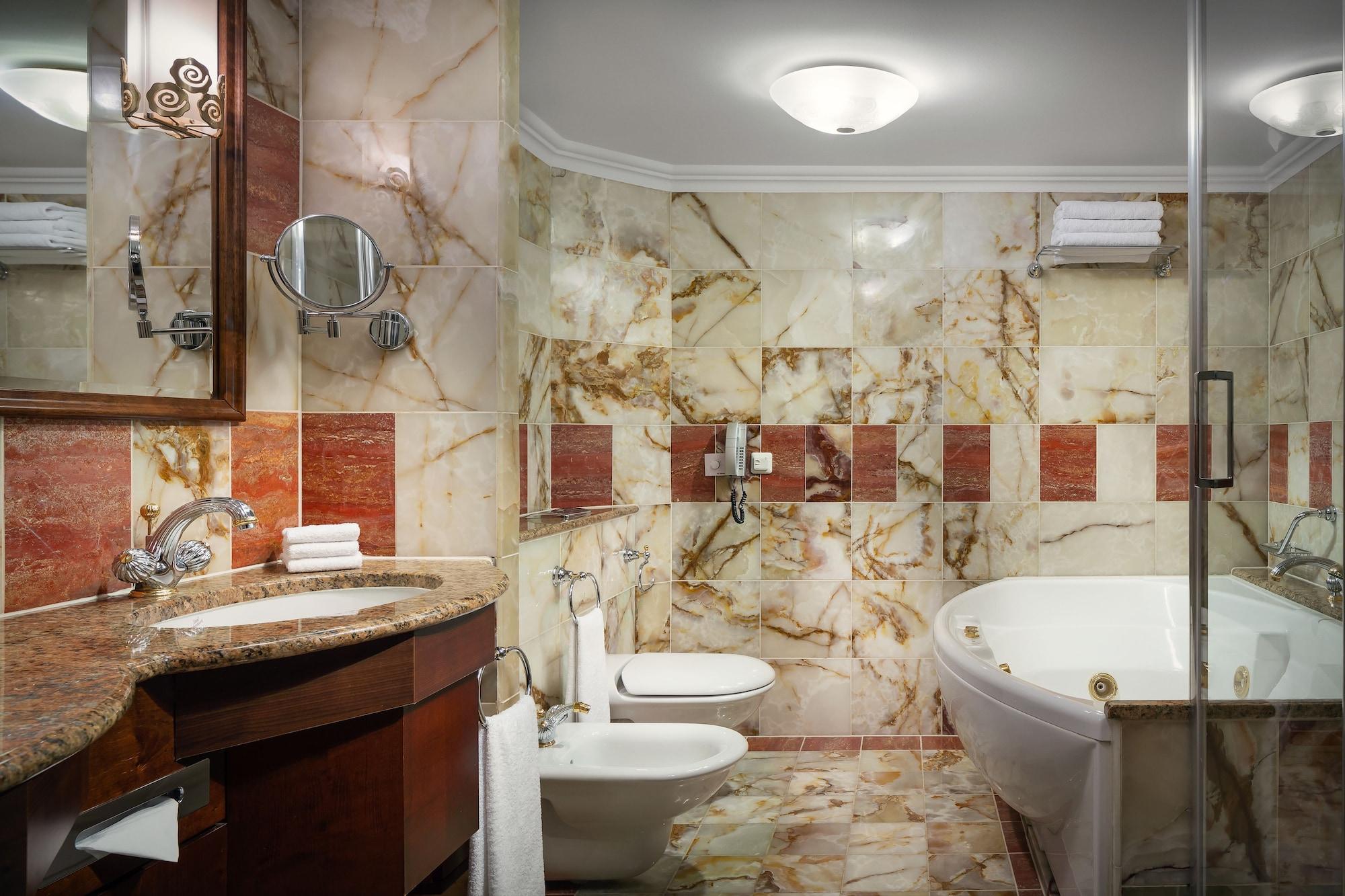 Art Deco Imperial Hotel Prag Oda fotoğraf Bathroom