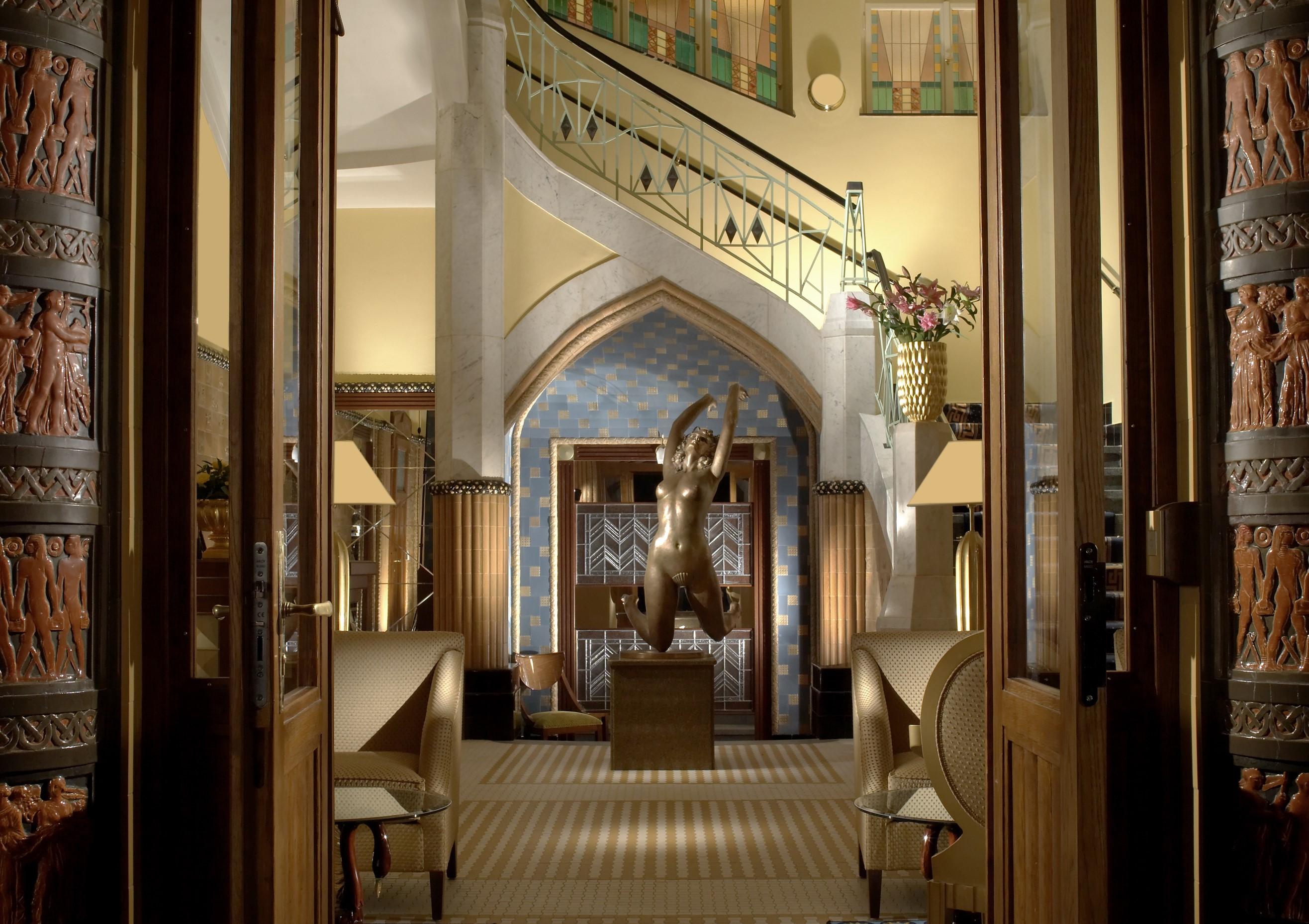 Art Deco Imperial Hotel Prag Dış mekan fotoğraf The interior of the hotel